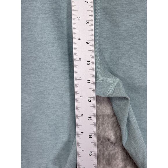 Beyond Yoga Bike Shorts Large Womens Blue Spacedye Cross Front Activewear - Picture 4 of 8